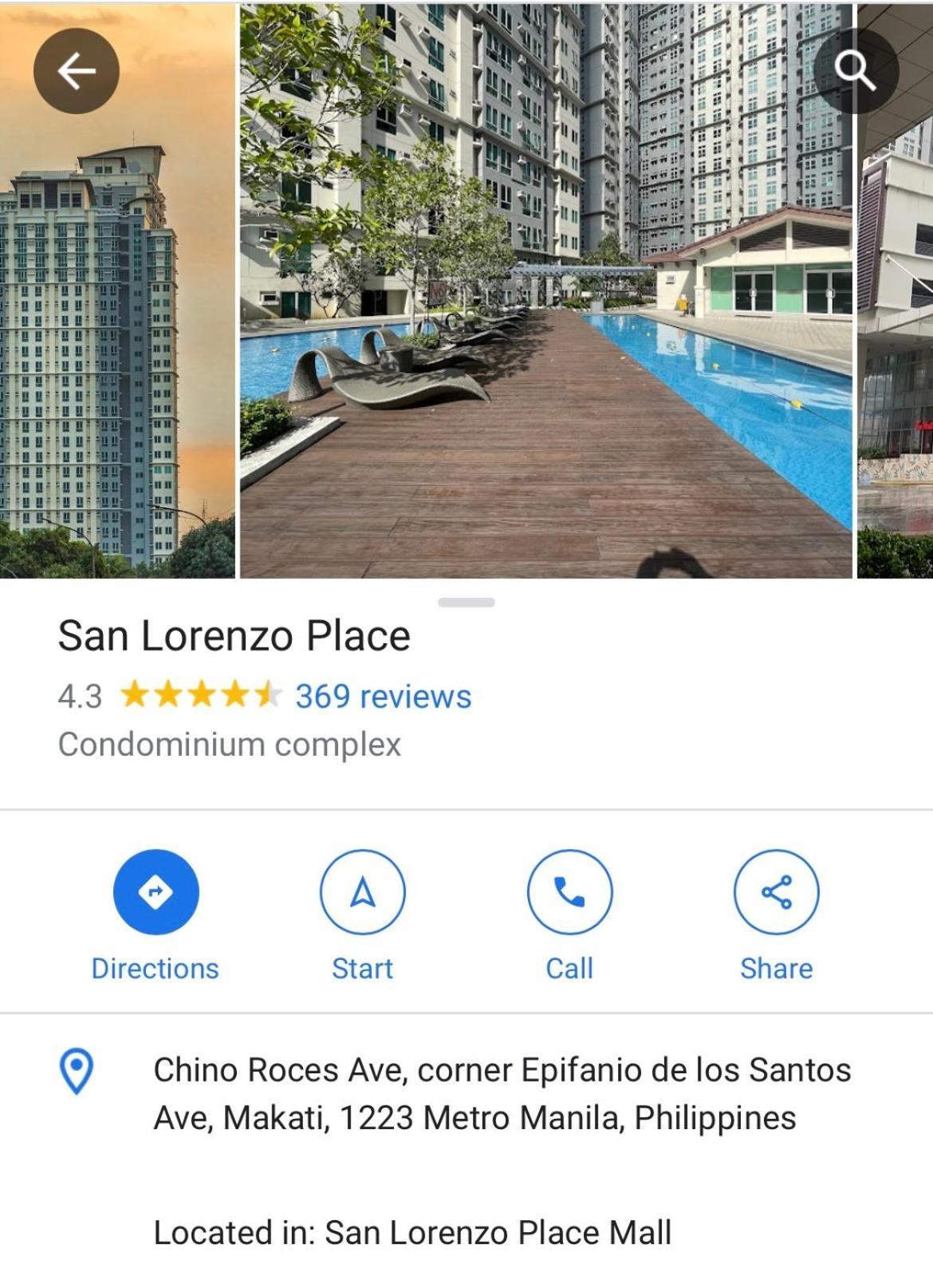 סן פדרו מקאטי San Lorenzo Place Condo מראה חיצוני תמונה
